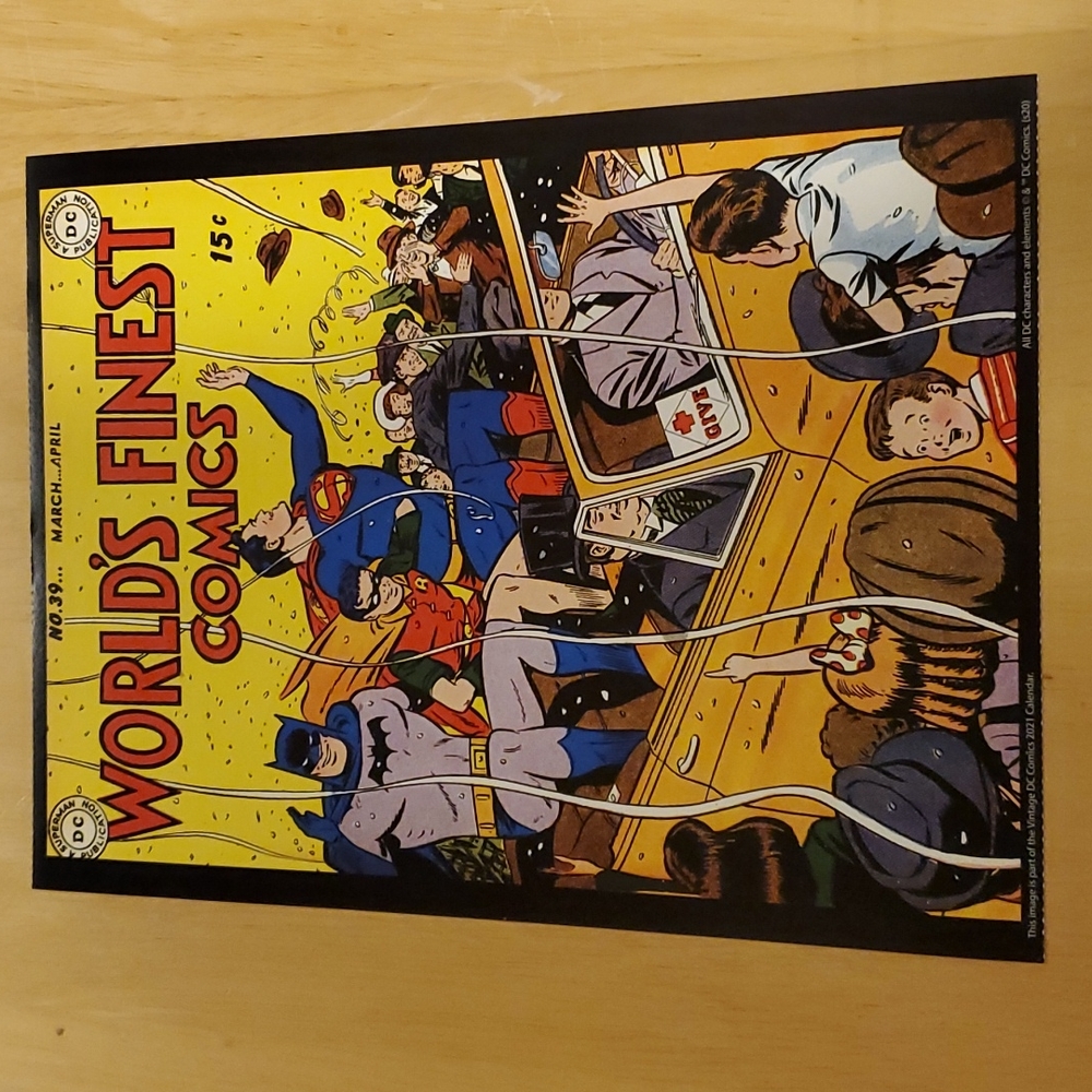 DC World's Finest Comics # 39 Cover Poster